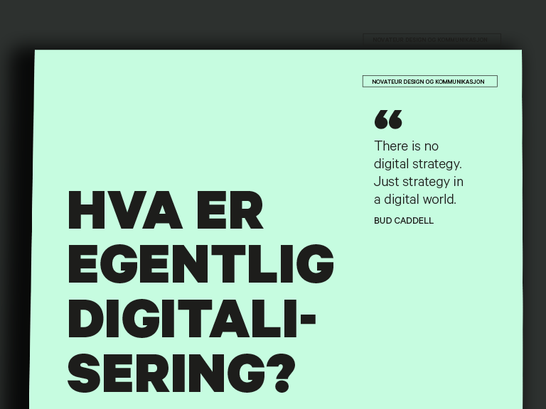 Read more about the article Hva er egentlig digitalisering?